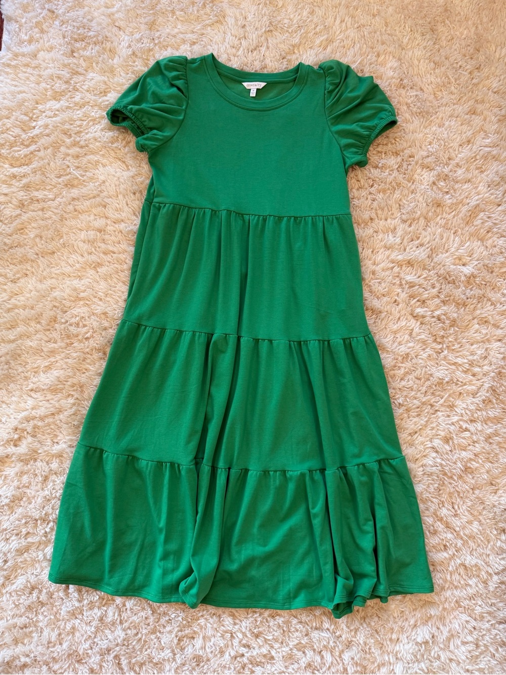 Crown and Ivy Green dress Women’s size medium - Picture 5 of 7
